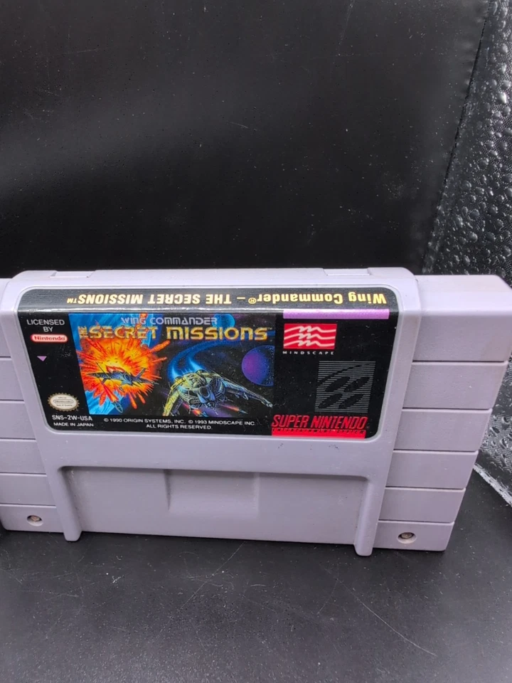 Wing Commander And Secret Missions (Super Nintendo, SNES) - Tested - Image 2 of 4