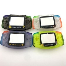 4 Colors Clear Housing Shell Case cover Kits For Nintendo Game Boy Advance GBA