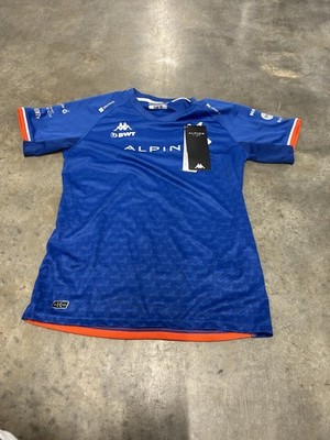 Kappa Kombat Lady Alonso Alpine F1 Jersey Womens Large Blue Performance