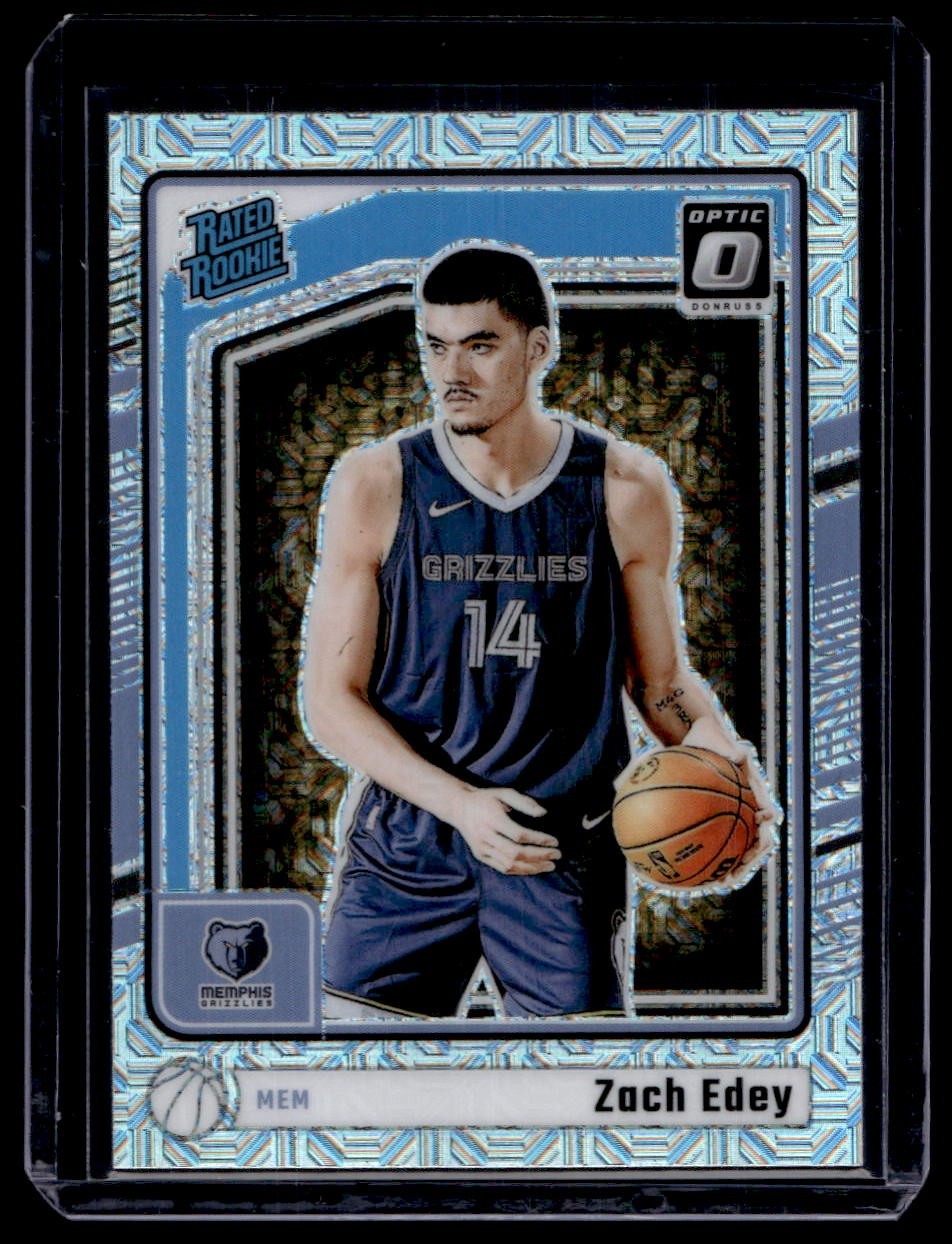 2024-25 Donruss Optic Rated Rookie Zach Edey Silver Choice #288 VK