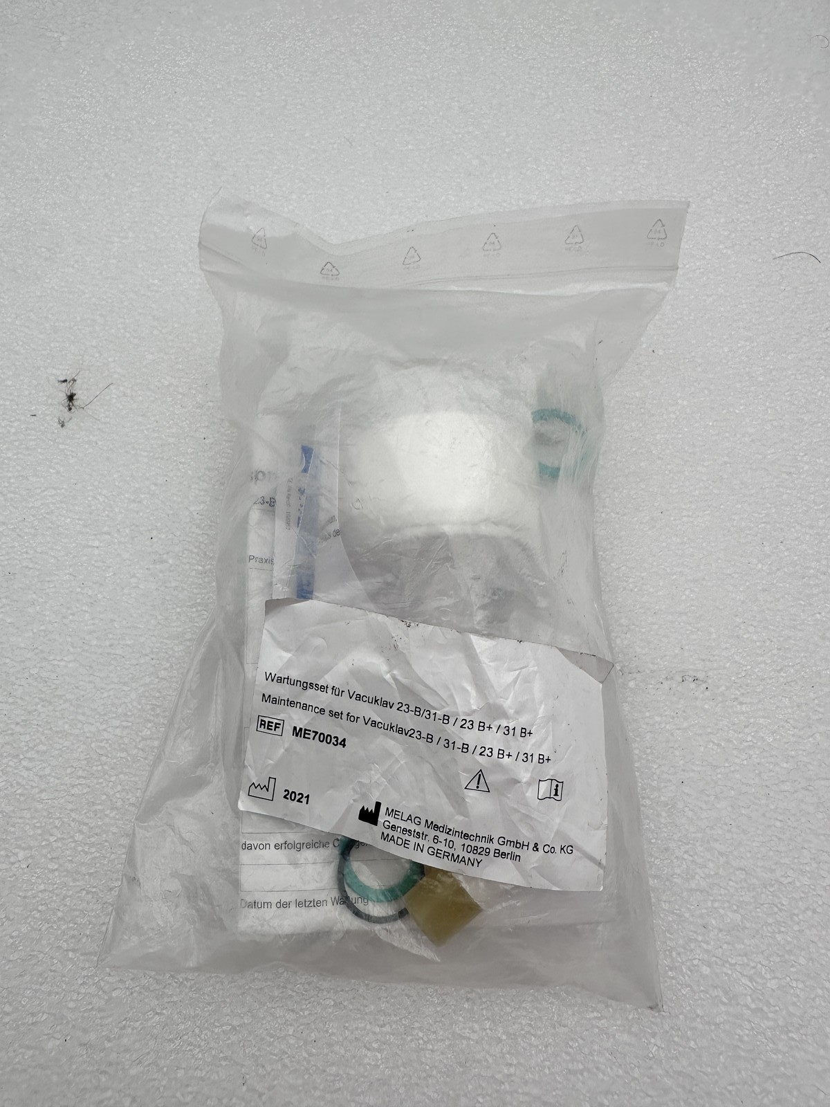 Kit ME70034 MELAG pour éviter les erreurs de vide sur Vacuklav 23-B 31-B