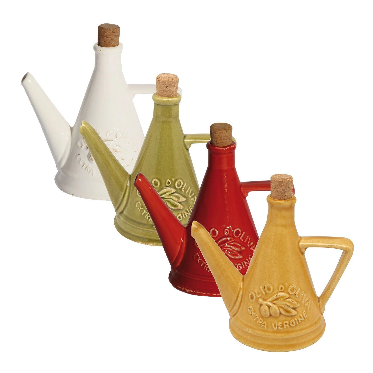 Virginia Casa Conical Cruet - Handmade in Italy - Olive Oil Bottle Container