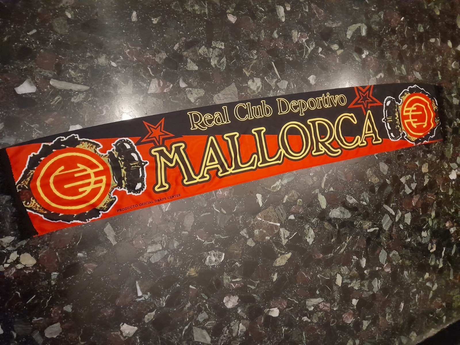 SCIARPA SCARF FOOTBALL CALCIO REAL DEPORTIVO MALLORCA. PRODUCTO OFICIAL