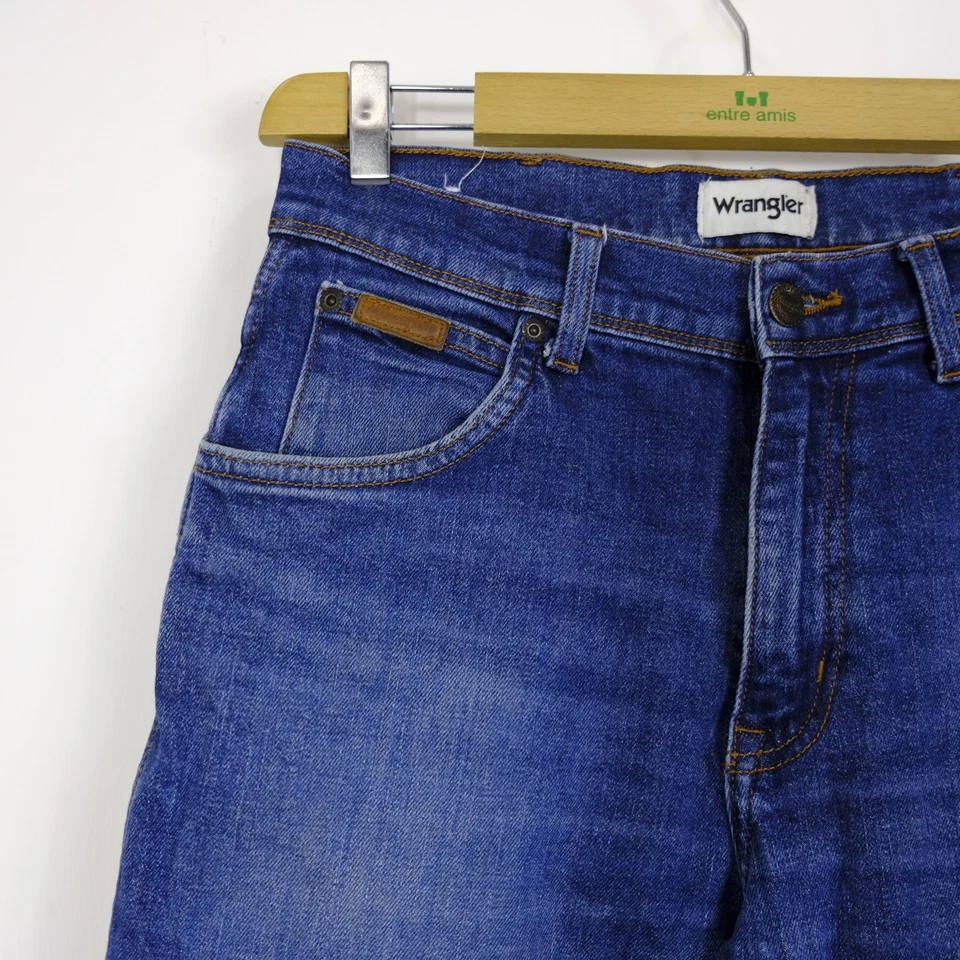 Wrangler Texas Jeans Uomo Taglia W32 L30 Cotone Denim Casual Comodo Vintage Logo - Imagen 2 de 4