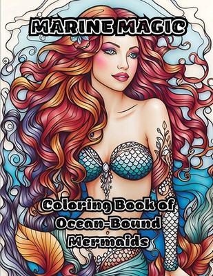 Marine Magic | Coloring Book of Ocean-Bound Mermaids | Colorzen | Taschenbuch