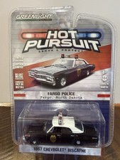 Greenlight Hot Pursuit 1:64 1967 Chevrolet Biscayne Fargo Police LE Series 19