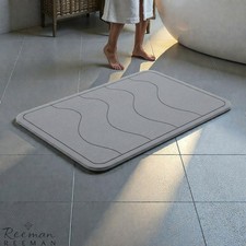 Stone Bath Mat Diatomaceous Earth Non Slip Super Absorbent Quick Dry Bath Mat