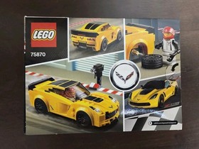 Lego SPEED CHAMPIONS 75870  CHEVROLET CORVETTE Z06 retired New