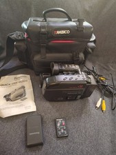 Panasonic Palmcorder Camcorder IQ PV-IQ604D VHS, 2 Batteries, Case, Remote More
