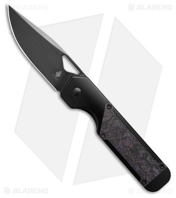 KIZER Militaw 3634A2 Titanium Framelock, Purple Haze Fat Carbon, DLC S45VN, BNIB