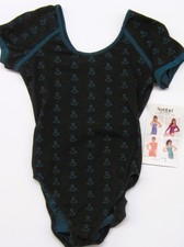 NWT Vintage Flexatard "Gilda Marx" 80s Leotard Sz. Lrg. Poly/Cotton Made in USA