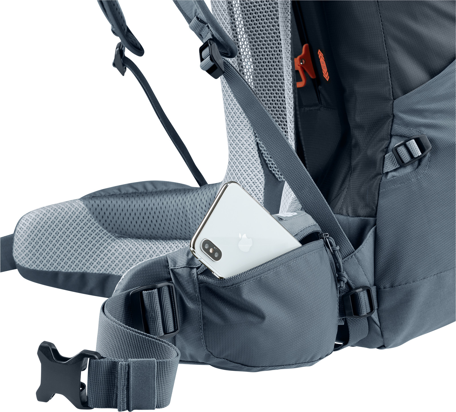 New Deuter Futura Air Trek 60+10 Trekking Backpack (black-graphite) w/ frame