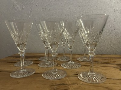 9 Val Saint Lambert Kristall belgisch Eurydice Art deco