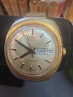 Vintage 1970s Timex Electric Dynabeat Mens Wristwatch