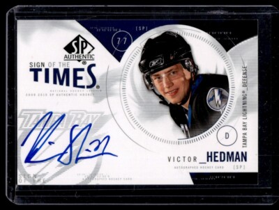 2009-10 SP Authentic Sign of the Times Autograph Rookie Victor Hedman RC Auto
