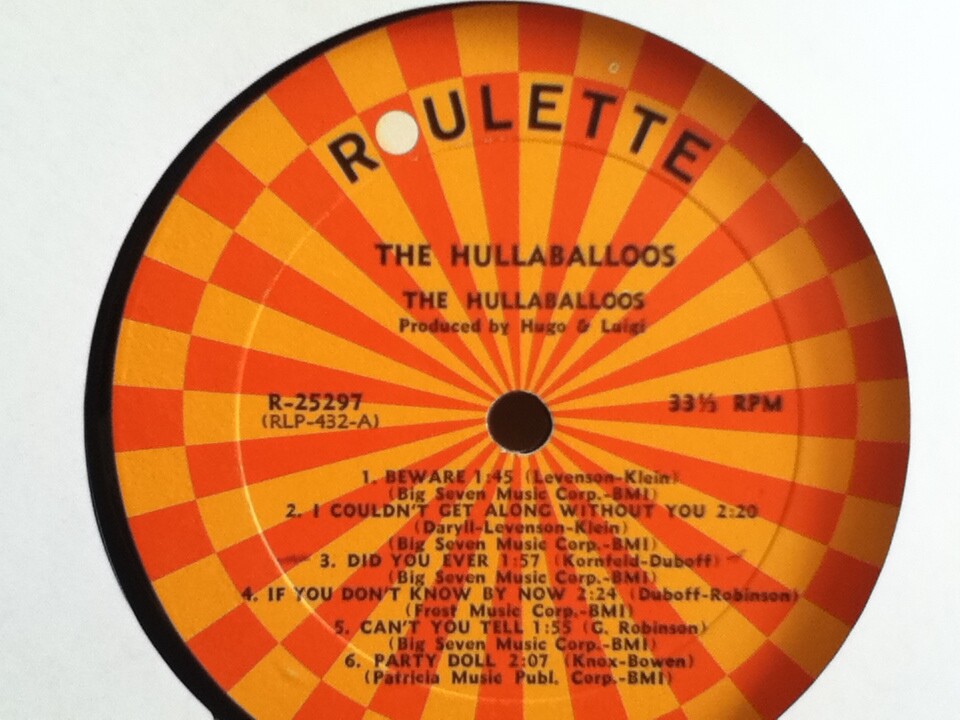 THE HULLABALOOS LP THE HULLABALOOS ( D J COPY ) | eBay