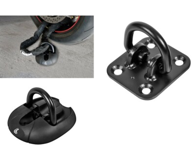 ANKERBÜGEL FÜR MOTORRAD FAHRRAD STAHLBODEN BEFESTIGUNG DIEBSTAHLSICHERUNG LAMPE