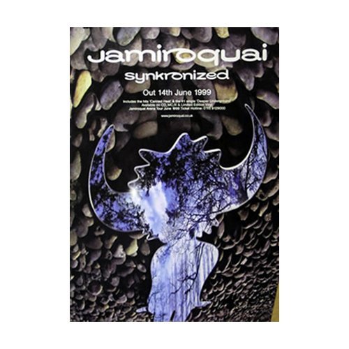 ALBUM POSTER~Jamiroquai Synkronized 1999 Original 20x30