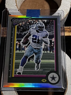 2022 Classics Football Ezekiel Elliott No Name   /10 Parallel Timeless Tributes