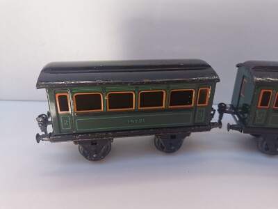 1930s Märklin 18721 Gauge 1 Passenger car wagons together | eBay
