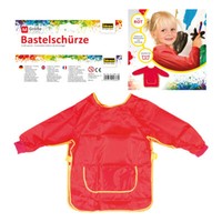 °Idena 611186 BastelschüRze Rot F. Alter 7-8 Jahre Neu & Ovp