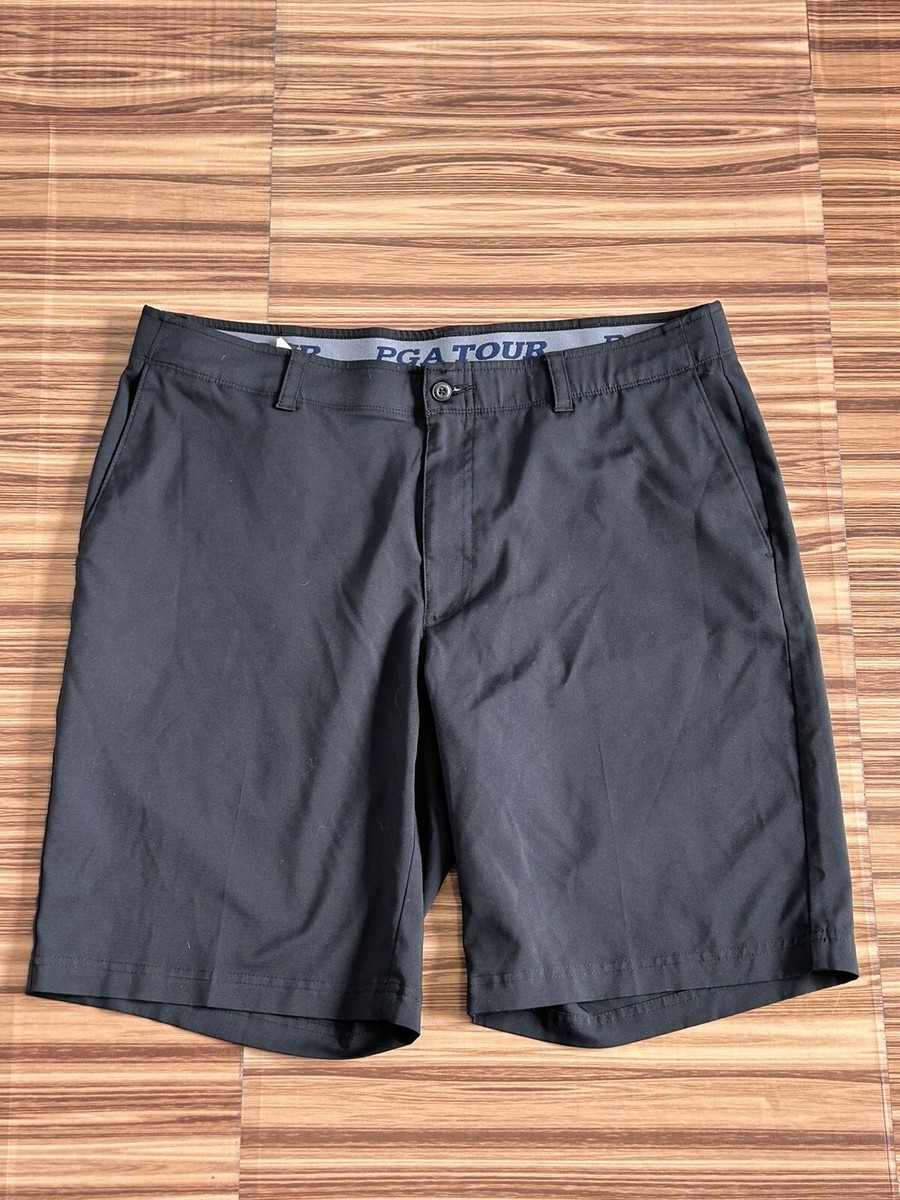 PGA Tour Shorts Men's Golf Black size 38