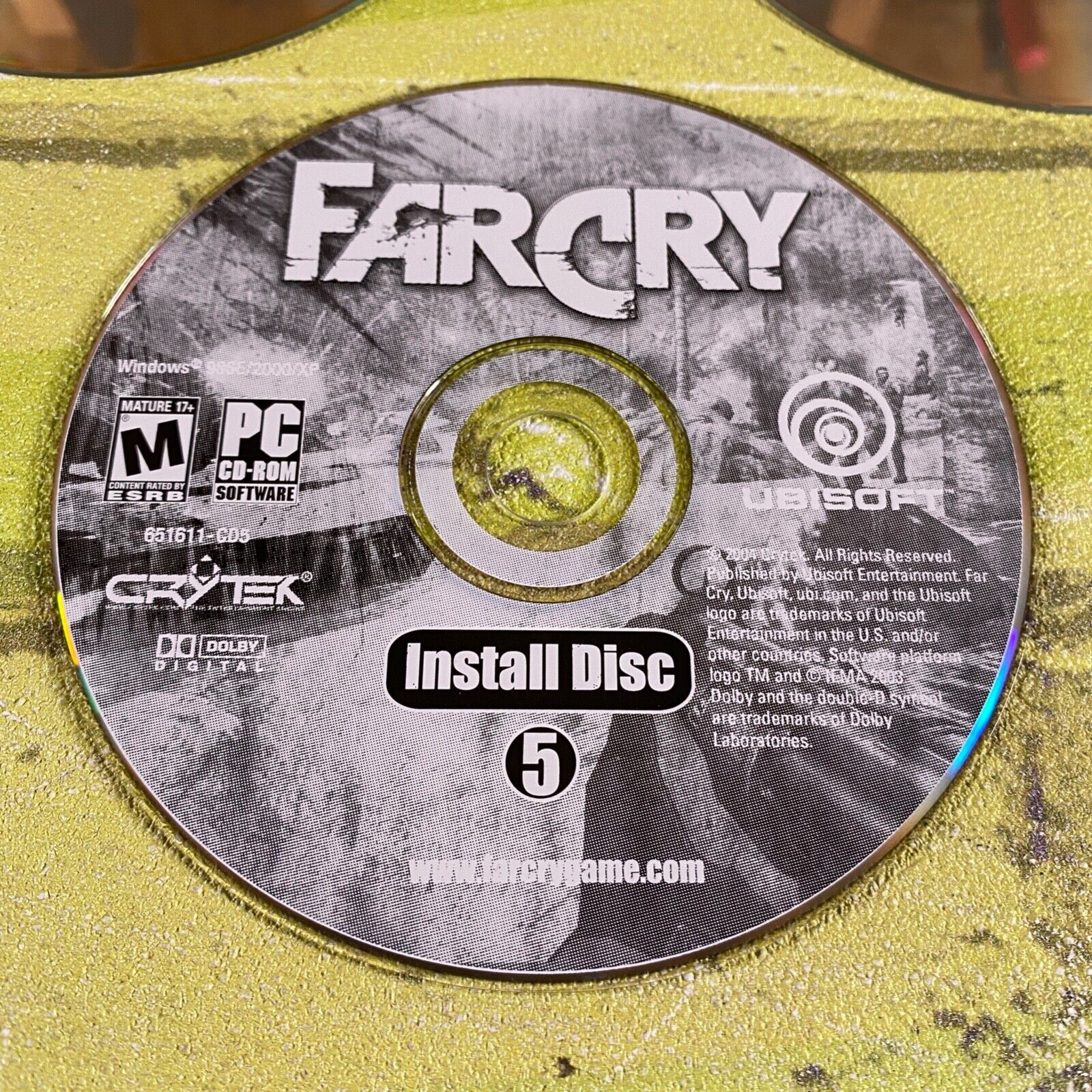 Far Cry 1 Ubisoft PC Game CD ROM Set (2004, Far Cry) All Discs / 5