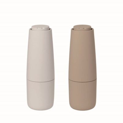 Blomus Salpi Salt & Pepper Mills Nomad (Tan) & Moonbeam (Cream) - 63959