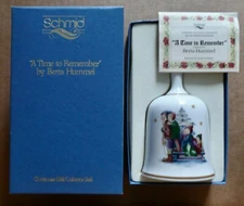 Schmid Christmas 1981 Collector Bell "A Time to Remember" by Berta Hummel NIB