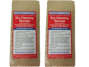 Pk 2 Large Chemical Dry Cleaning Sponges Remove Soot From Walls