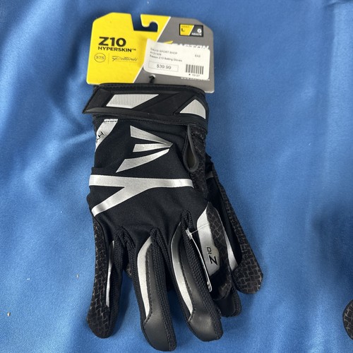 Neu Easton Z10 Hyperskin Schlaghandschuhe Erwachsene Gr. Large Baseball Fastpitch schwarz - Bild 1 von 5