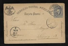 F3452 MEXICO OLD POSTCARD ACAMBARO TO LEIPZIG GERMANY