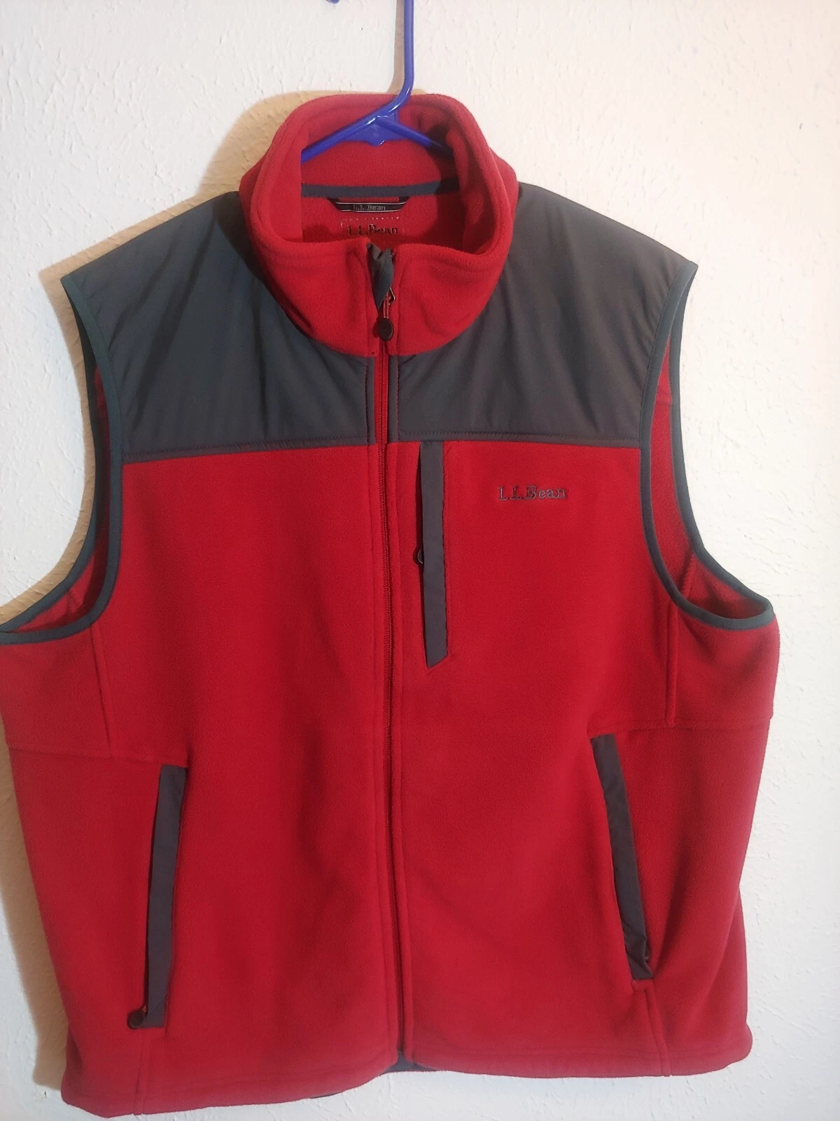 LL Bean 1990's Vintage Polartec Outdoors All Conditions Fleece Vest Mens Large