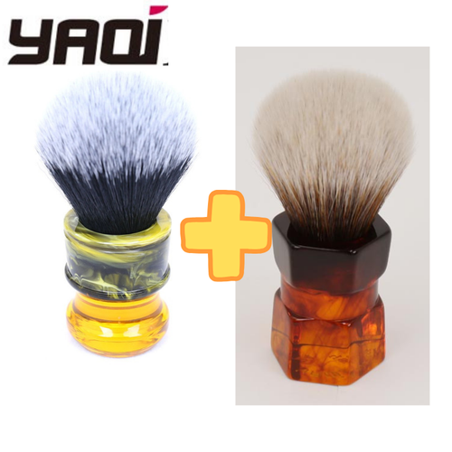 Yaqi 2 Pack High Quality Synthetic Men Shaving Brushes eBay