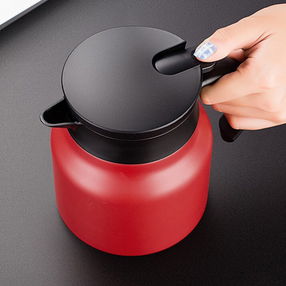 Heavy Duty Thermal Coffee Stainless Steel Pot Office eBay