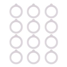 12 Pack Silicone Gasket Airtight Rubber Seals Rings For Mason Jar Lids