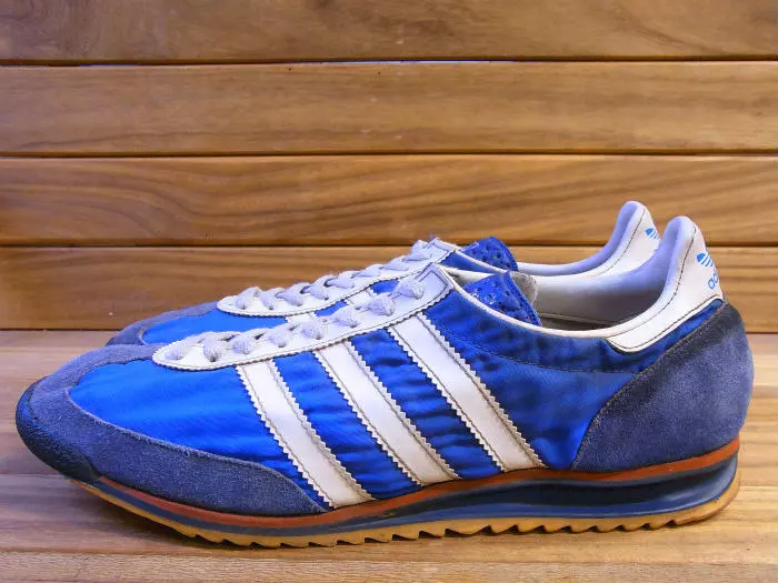 Adidas SL72 Original Color Blue x White Nylon Leather Made in West Germany | eBay