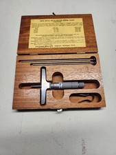 Excellent Condition Vintage Lufkin 0-3" Depth Micrometer Made in USA