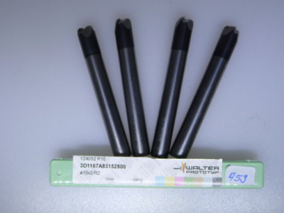  5 Stck Walter VHM Torusfräser 10 mm R 2,0 Z3