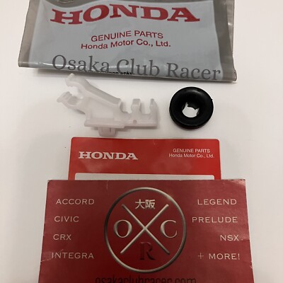 New OEM 84-87 Honda Civic CRX Hood Prop Rod Holder Catch Clip Grommet 1g 3g Si