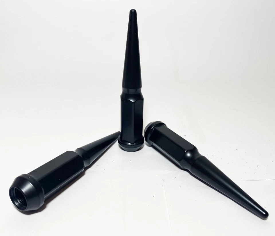 FIT BUICK CASCADA REGAL ENCORE ENVISION SPIKE LUG NUT CONE SEAT 12x1.5 BLACK 20 - Image 3 of 4