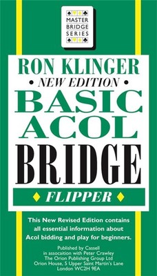 Basic Acol Bridge Flipper by Ron Klinger (English) Paperback Book