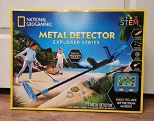 NATIONAL GEOGRAPHIC Metal Detector for Kids - 7.4" Waterproof Metal Detector NEW