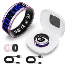 Smart Ring for Women  Men, Fitness  Health Tracker with Display Screen, IP6...