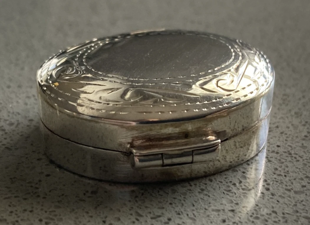 Sterling Silver Pill Box for sale | eBay Sterling Silver Pill Box for sale | eBay