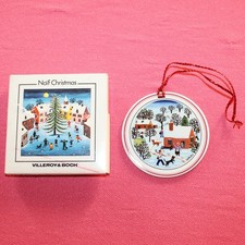 Ornement pour arbre de Noël en porcelaine de Villeroy & Boch / Naïf Christmas