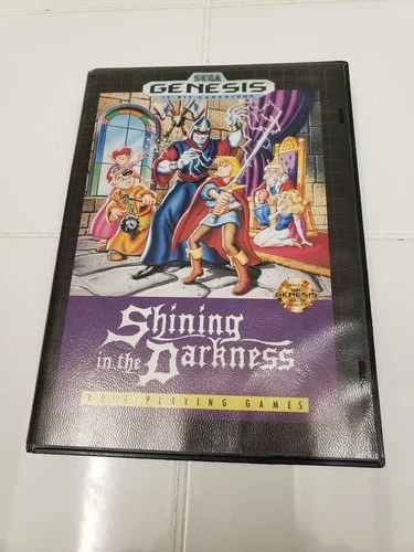 New ListingShining in the Darkness Sega Genesis 1991 Complete in Box with Manual