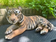 LARGE INCREDIBLY LIFE LIKE TIGER. Ultra Real Home & Garden Ornament VIVID ARTS