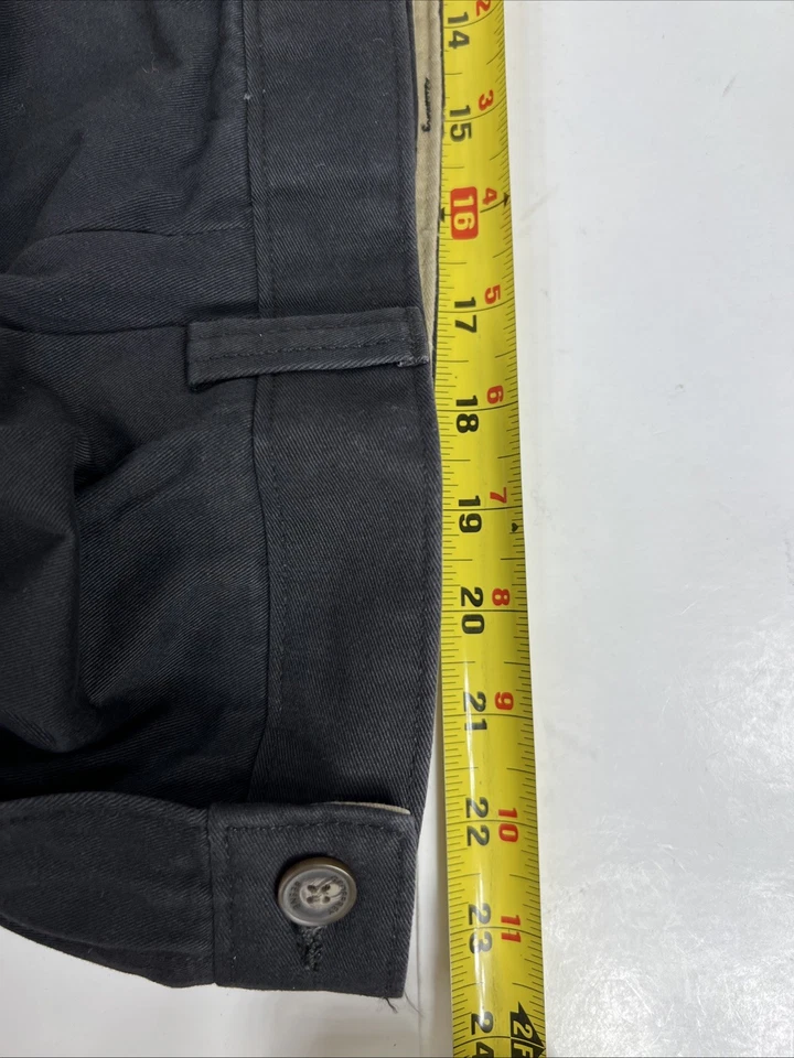 NWT Geoffrey Beene Pleat Shorts. Extender Waistband Black 48 Navy - Image 4 of 4