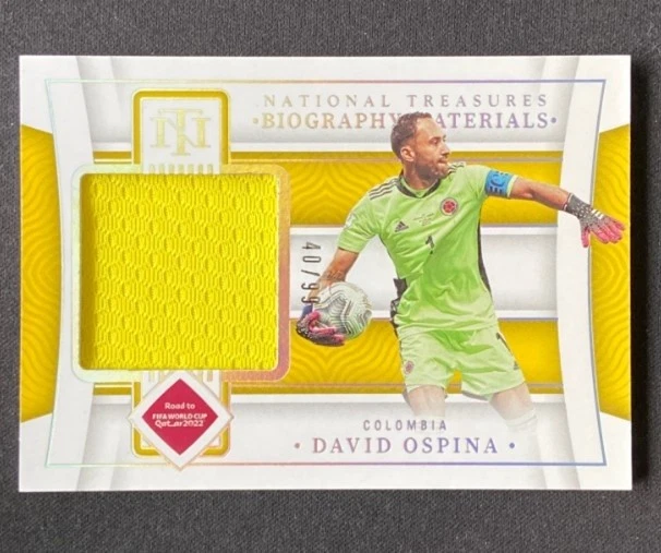 David Ospina 2022 Panini National Treasures World Cup Biography Jersey /99 BM-DO